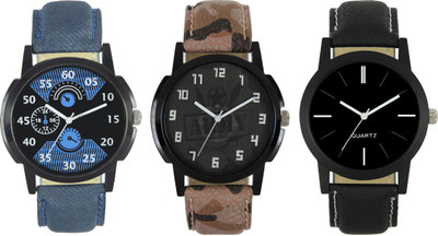 

SRK ENTERPRISE Men watch Combo of 3 With Lattest Collection Causual Look 0023 Watch - For Men