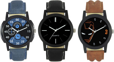 

SRK ENTERPRISE Men watch Combo of 3 With Lattest Collection Causual Look 0027 Watch - For Men