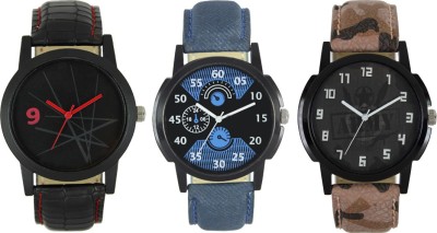 SRK ENTERPRISE Men watch Combo of 3 With Lattest Collection Causual Look 0026 Watch  - For Men   Watches  (SRK ENTERPRISE)