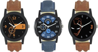 SRK ENTERPRISE Men watch Combo of 3 With Lattest Collection Causual Look 0002 Watch  - For Men   Watches  (SRK ENTERPRISE)