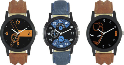 

SRK ENTERPRISE Men watch Combo of 3 With Lattest Collection Causual Look 0002 Watch - For Men