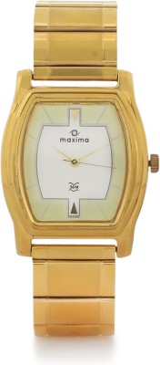 Maxima 14750CPGY Mac Gold Analog Watch  - For Men   Watches  (Maxima)