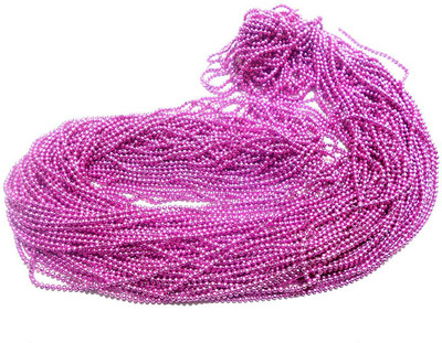 

GOELX Ball Chain for Jewelry Making / Decorating & Craft Work. Light Pink - Pack of 5 mtrs !!