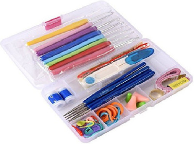 

Aeoss 51 Pcs set Needle Crochet Set Knitting Weaving Plastic Yarn Sewing Tools