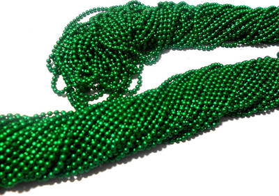

GOELX Ball Chain for Jewelry Making / Decorating & Craft Work. Dark Green - Pack of 5 mtrs !!