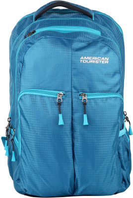

American Tourister INSTA 02 BLUE 2017 28 L Laptop Backpack(Blue), Cp blu