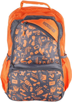 

American Tourister DOODLE 01 ORANGE 2017 28 L Backpack(Orange), Or peel