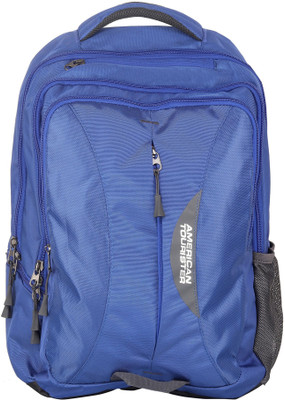 

American Tourister DODGE 02 BLUE 2017 28 L Laptop Backpack(Blue, Grey), Nt blue