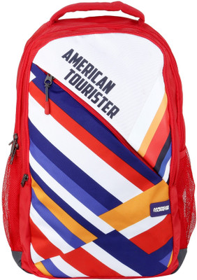 

American Tourister JAZZ 02 RED 2017 28 L Backpack(Multicolor), Crimsn red