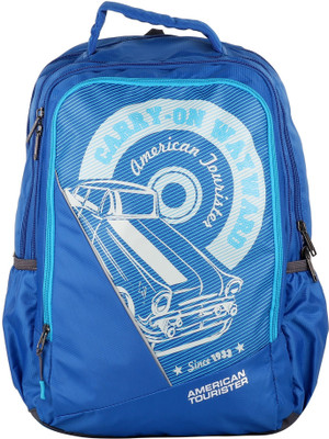 

American Tourister POP 02 BLUE 2017 28 L Backpack(Blue, White), Cls blue