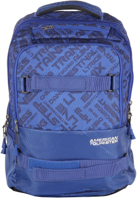 

American Tourister DODGE 01 BLUE 2017 28 L Laptop Backpack(Blue), Nt blue