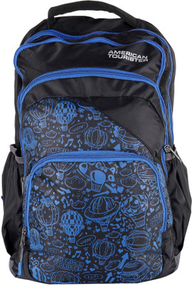 

American Tourister DOODLE 02 BLACK 2017 28 L Backpack(Multicolor)