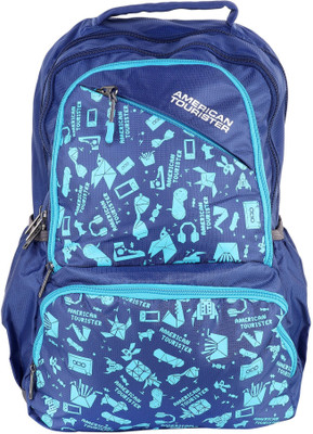 American Tourister DOODLE 01 BLUE 2017 28 L Backpack(Blue)