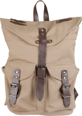 

Zobello Twill Canvas Travel Backpack Backpack(Brown, 21)