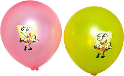 

PartyballoonsHK Printed Cartoon Character spongebob Balloon(Multicolor, Pack of 5)