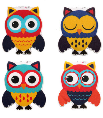 

Heartzy Set of 4 Cute Owl Magnetic Bookmarks Bookmark(Owl, Multicolor)