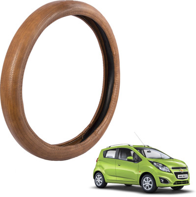 

Autofy Steering Cover For Chevrolet Beat(Tan, Leather)