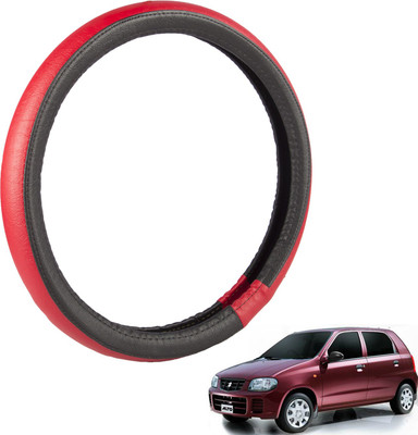 

Autofy Steering Cover For Maruti Alto(Black, Leather)