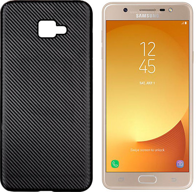 Hupshy Back Cover for Samsung Galaxy J7 Max(Black)