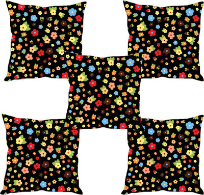 

Sleep Nature's Abstract Cushions Cover(Pack of 5, 30.63 cm*30.63 cm, Multicolor)