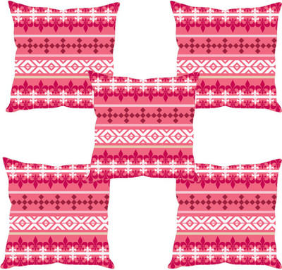 

Sleep Nature's Abstract Cushions Cover(Pack of 5, 40.63 cm*40.63 cm, Multicolor)