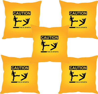 

Sleep Nature's Abstract Cushions Cover(Pack of 5, 40.63 cm*40.63 cm, Multicolor)
