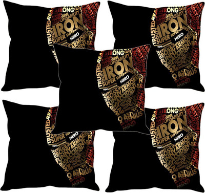 

Sleep Nature's Printed Cushions Cover(Pack of 5, 30.63 cm*30.63 cm, Multicolor)
