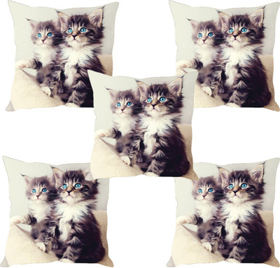 

Sleep Nature's Abstract Cushions Cover(Pack of 5, 40.63 cm*40.63 cm, Multicolor)