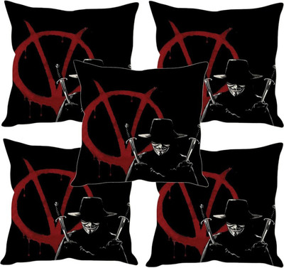 

Sleep Nature's Printed Cushions Cover(Pack of 5, 30.63 cm*30.63 cm, Multicolor)
