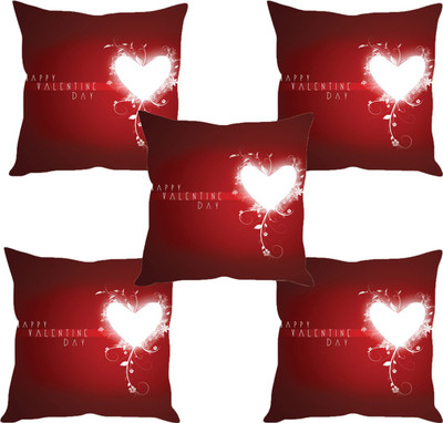 

Sleep Nature's Abstract Cushions Cover(Pack of 5, 30.63 cm*30.63 cm, Multicolor)