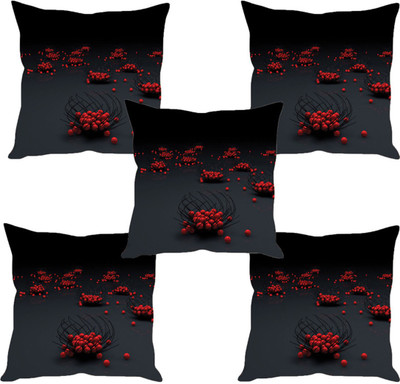

Sleep Nature's Abstract Cushions Cover(Pack of 5, 30.63 cm*30.63 cm, Multicolor)