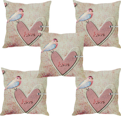 

Sleep Nature's Abstract Cushions Cover(Pack of 5, 30.63 cm*30.63 cm, Multicolor)
