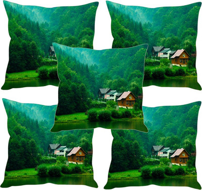 

Sleep Nature's Printed Cushions Cover(Pack of 5, 40.63 cm*40.63 cm, Multicolor)