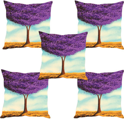 

Sleep Nature's Abstract Cushions Cover(Pack of 5, 30.63 cm*30.63 cm, Multicolor)