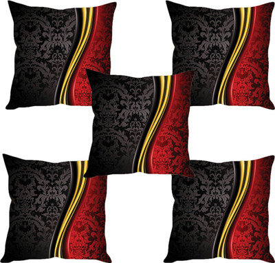 

Sleep Nature's Abstract Cushions Cover(Pack of 5, 40.63 cm*40.63 cm, Multicolor)