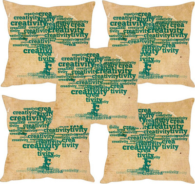 

Sleep Nature's Printed Cushions Cover(Pack of 5, 30.63 cm*30.63 cm, Multicolor)