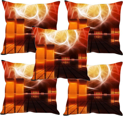 

Sleep Nature's Printed Cushions Cover(Pack of 5, 40.63 cm*40.63 cm, Multicolor)