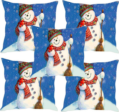 

Sleep Nature's Printed Cushions Cover(Pack of 5, 40.63 cm*40.63 cm, Multicolor)