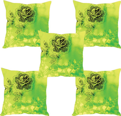 

Sleep Nature's Abstract Cushions Cover(Pack of 5, 30.63 cm*30.63 cm, Multicolor)