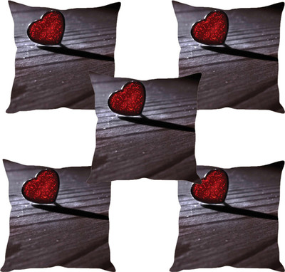 

Sleep Nature's Abstract Cushions Cover(Pack of 5, 40.63 cm*40.63 cm, Multicolor)