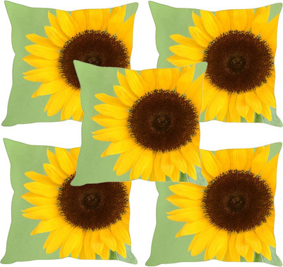 

Sleep Nature's Printed Cushions Cover(Pack of 5, 30.63 cm*30.63 cm, Multicolor)