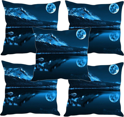 

Sleep Nature's Printed Cushions Cover(Pack of 5, 30.63 cm*30.63 cm, Multicolor)
