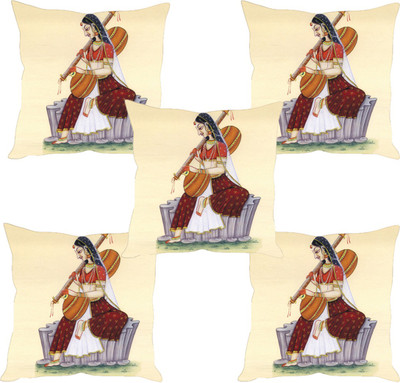 

Sleep Nature's Abstract Cushions Cover(Pack of 5, 30.63 cm*30.63 cm, Multicolor)
