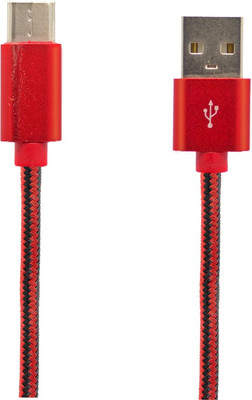 

HI-PLUS H130 U Charging and Data Transfer USB Type C Cable(All Phones With Type C port, Red, Sync and Charge Cable)