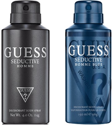 

Gusse Seductive Home Blue Seductive Home Deodorant Spray - For Men(300 ml, Pack of 2)