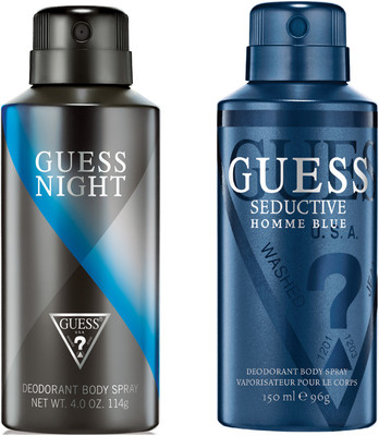 

Gusse Seductive Home Blue Night Deodorant Spray - For Men(300 ml, Pack of 2)