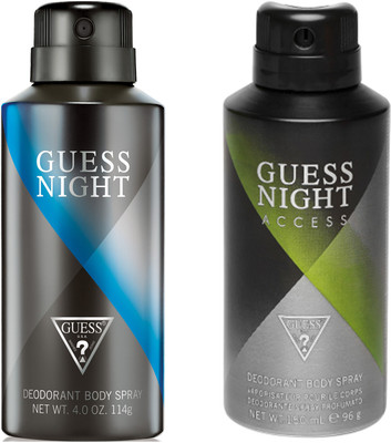 

Gusse Night Night Access Deodorant Spray - For Men(300 ml, Pack of 2)