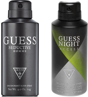 

Gusse Seductive Home Night Access Deodorant Spray - For Men(300 ml, Pack of 2)