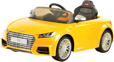

Toyhouse Rechargeable Audi TTS Roadster 2.4G 12V Ride-On Car Battery Operated Ride On(Yellow)