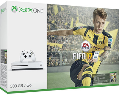 

Microsoft Xbox One S Console 500 GB with Fifa 17(White)